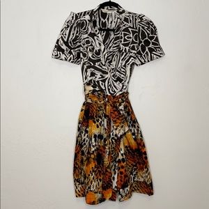 Diane Von Furstenburg cotton “Steele wrap” dress